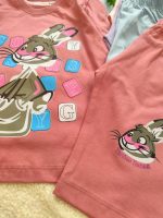 Girls' t-shirts and shorts from ages 4 to 7
