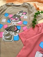 Girls' t-shirts and shorts from ages 4 to 7