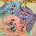 Girls' t-shirts and shorts from ages 4 to 7