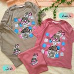 Girls' t-shirts and shorts from ages 4 to 7