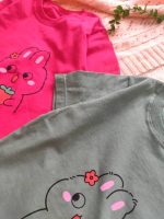 Girls' t-shirts and shorts from size 40 to 45