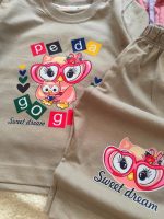 Girls' t-shirts and shorts from size 40 to size 55
