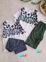 Girls' t-shirts and shorts from size 40 to size 55