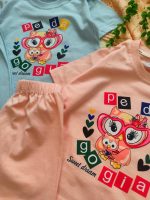 Girls' t-shirts and shorts from size 40 to size 55
