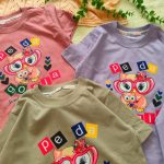 Girls' t-shirts and shorts from size 40 to size 55
