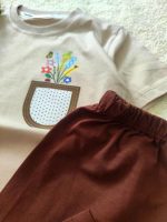 Girls' t-shirts and shorts from size 50 to 60