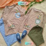 Girls' t-shirts and shorts from size 50 to 60