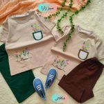 Girls' t-shirts and shorts from size 50 to 60