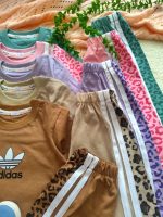 Girls' t-shirts and shorts from sizes 35 to 50