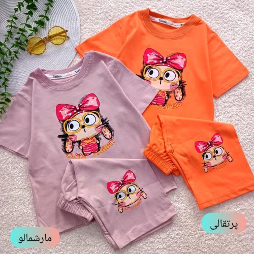 Girls' t-shirts and shorts from sizes 40 to 55