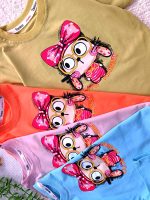 Girls' t-shirts and shorts from sizes 40 to 55