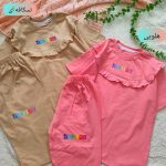 Girls' t-shirts and shorts from sizes 40 to 55