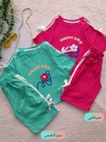 Girls' t-shirts and shorts from sizes 45 to 60