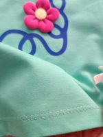 Girls' t-shirts and shorts from sizes 45 to 60