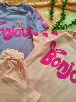 Girls' t-shirts and shorts from sizes 45 to 60
