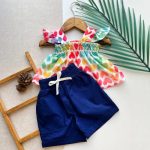 Girls' tops and shorts from 12 months to 36 months