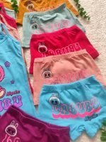 Girls' tops and shorts from 3 years to 10 years