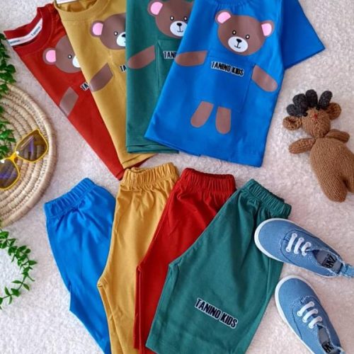 T-shirts and shorts for boys and girls from 1 year to 4 years