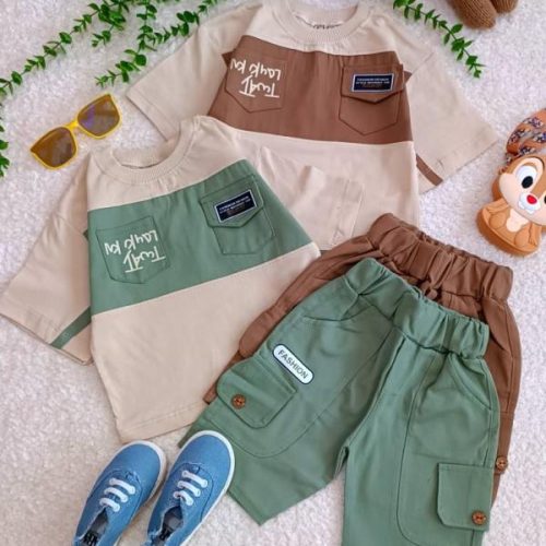 T-shirts and shorts for girls and boys from 1 year to 9 years