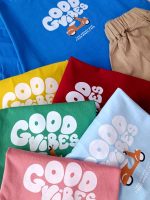 T-shirts and shorts for girls and boys from ages 8 to 11 years old.