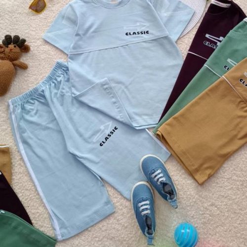 Boys' T-shirt and shorts from 5 to 12 years old