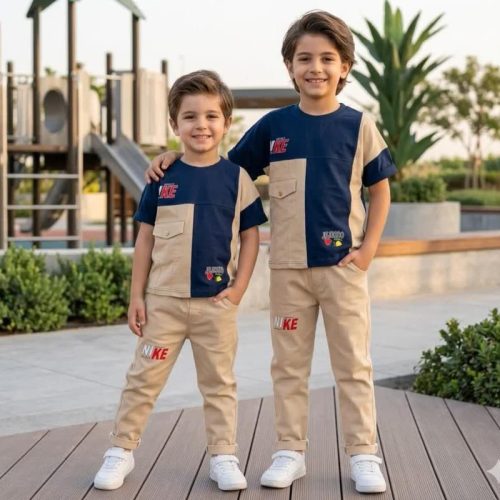 Boys' t-shirts and pants from sizes 40 to 55