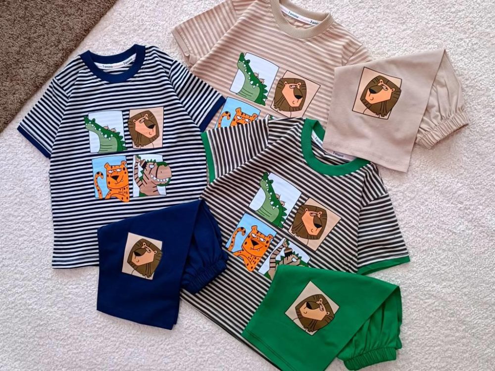 Boys' t-shirts and shorts from 3 to 7 years old