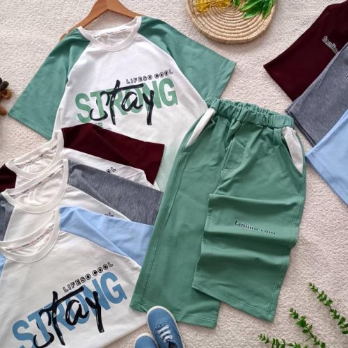 Boys' t-shirts and shorts from 9 to 12 years old