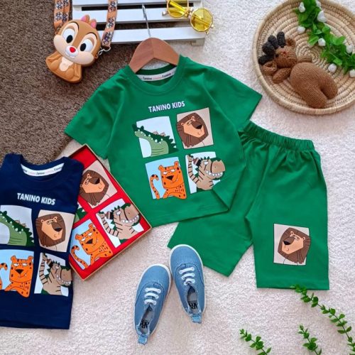 Boys' t-shirts and shorts from sizes 35 to 45