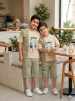 Boys' t-shirts and shorts from sizes 35 to 60