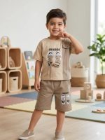 Boys' t-shirts and shorts from sizes 35 to 60