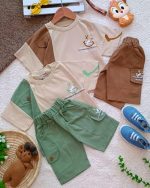 Boys' t-shirts and shorts from sizes 35 to 60