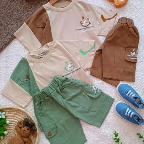 Boys' t-shirts and shorts from sizes 35 to 60