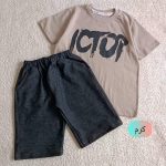 Boys' t-shirts and shorts from sizes 50 to 65