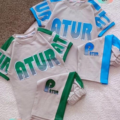 Boys' t-shirts and shorts from sizes 50 to 65