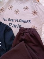 Girls' T-shirts and pants, sizes 60 and 65