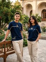 Girls' and boys' cotton t-shirts and pants, sizes 50 to 70
