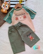 Girls' and boys' t-shirts and shorts from sizes 35 to 55