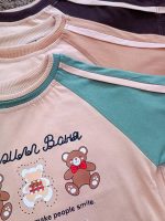 Girls' and boys' t-shirts and shorts from sizes 35 to 55