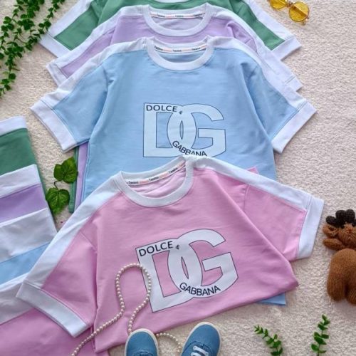 Girls' and women's t-shirts and pants from size 60 to 70