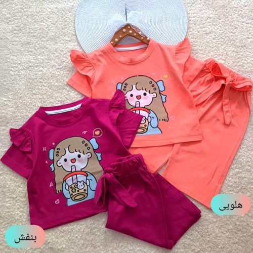 Girls' crop shorts from size 45 to 55