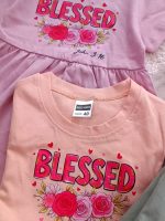 Girls' dress, sizes 40 to 65