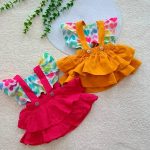 Girls' romper from 3 months to 24 months
