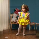 Girls' romper from 3 months to 24 months