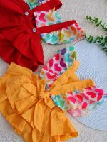 Girls' romper from 3 months to 24 months
