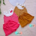 Girls' shirts and shorts from sizes 35 to 45