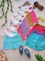 Girls' shirts and shorts from sizes 35 to 45