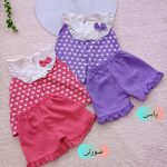 Girls' shirts and shorts from sizes 35 to 45