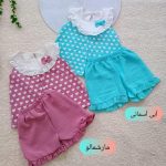 Girls' shirts and shorts from sizes 35 to 45