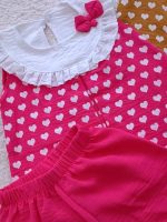 Girls' shirts and shorts from sizes 35 to 45